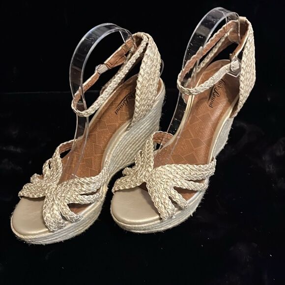 Lucky Brand Espadrille Wedge Sandals - Picture 2 of 10